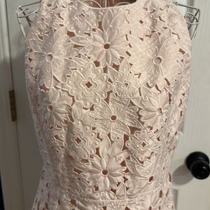 Kate Spade Cutwork Dress Light Pink size 4